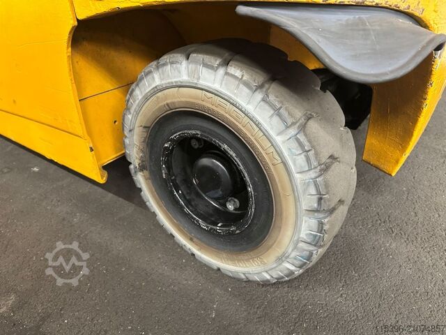 Electric 4-wheel forklift Jungheinrich EFG 430 - TRIPLEX 6 m