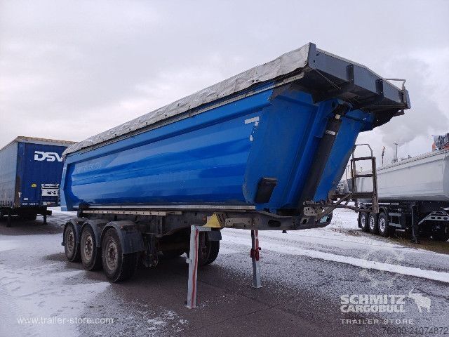 Kipper Auflieger Meiller Kipper Stahlrundmulde 25m³