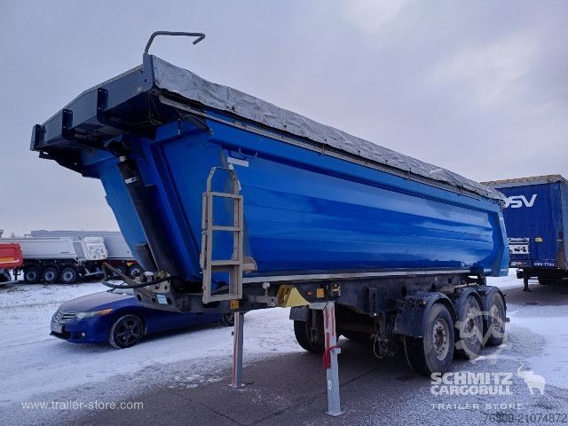 Kipper Auflieger Meiller Kipper Stahlrundmulde 25m³