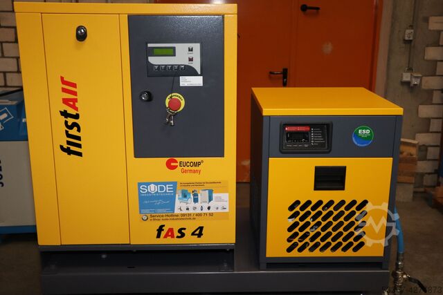 4 kW screw compressor tank + dryer FirstAir FAS4-200AT