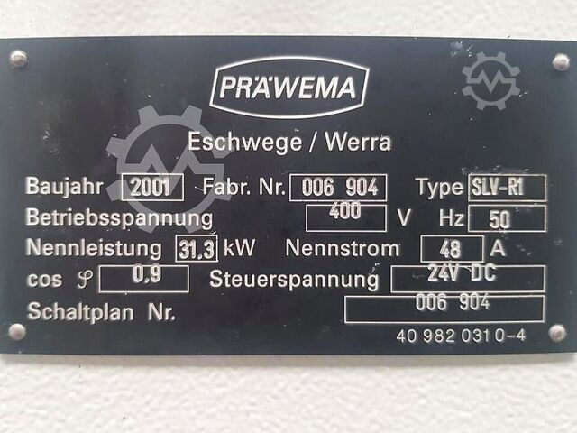 Gear deburring machine PRÄWEMA SLV-R1