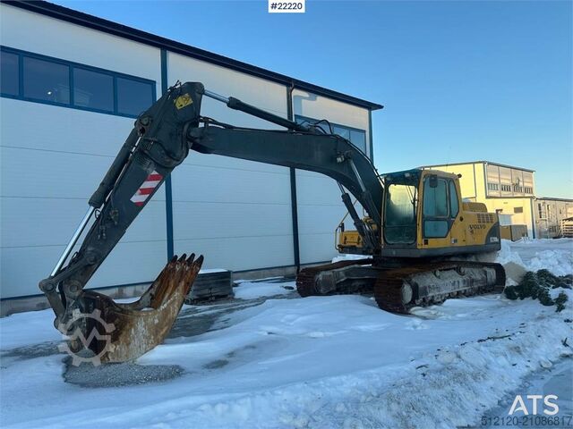Raupenbagger Volvo EC210 BLC excavator w/ toothed bucket. WATCH VIDEO
