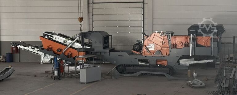 Brechanlage Polygonmach 1213  horizontal shaft impact crusher 1200x1300mm