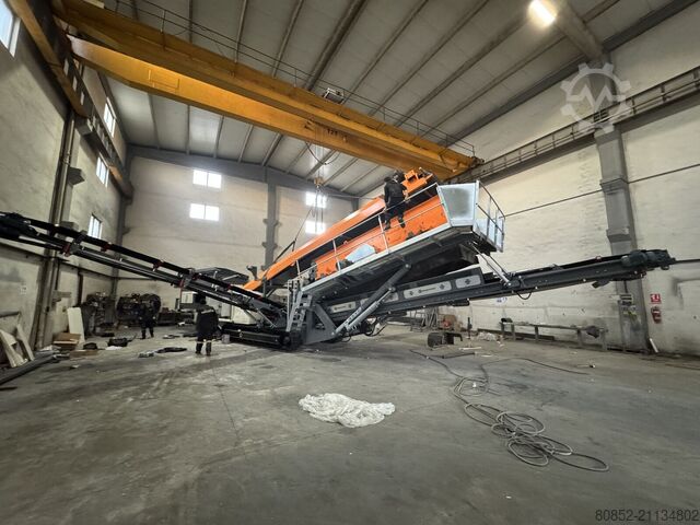 Brechanlage Polygonmach 1213  horizontal shaft impact crusher 1200x1300mm