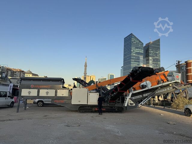 Brechanlage Polygonmach 1213  horizontal shaft impact crusher 1200x1300mm