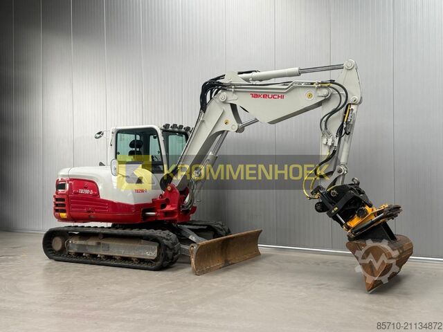 Midi excavator Takeuchi TB 290 Engcon Draaikantelstuk