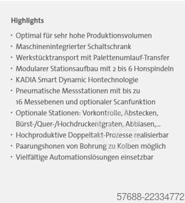 Honmaschine KADIA 3LH90/630T