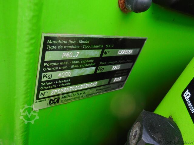 Teleskoplader Merlo P40.7 Turbofarmer