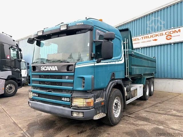 Kipper Scania P124-420 G 6x2 FULL STEEL KIPPER (MANUAL GEARBO...