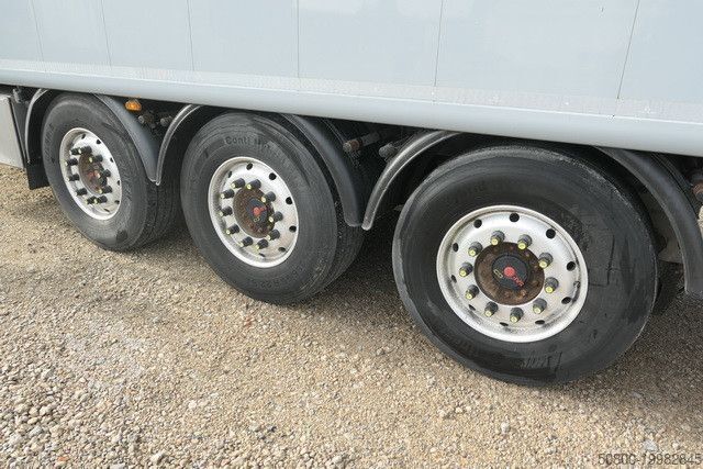 Walking floor semitrailer KRAKER CF-200, 8mm Boden, 92m³, Trichter, Luft-Lift,SAF