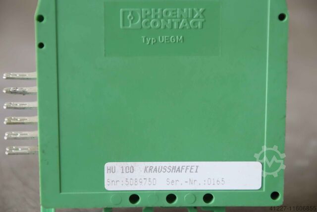 Control module Krauss Maffei phoenix contact HU 100 5089750 UEGM