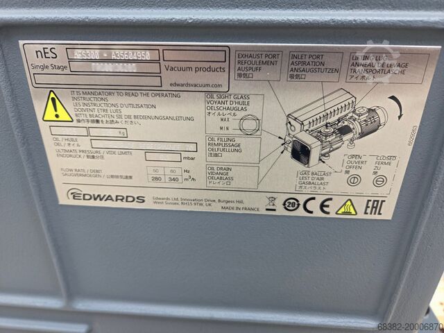 Vakuumpumpe EDWARDS_Leybold nES300 (P/N: A35604950)_SV300B