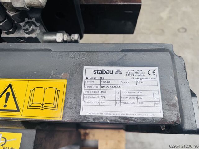 Drehgerät Stabau S11-ZV 30-360-S-1 drehb. Zinkenverstellgerät