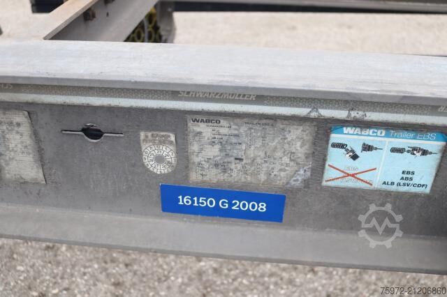 Anhänger-Wechselfahrgestell Schwarzmüller S06VLN3 BDF