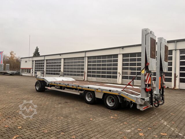 Low loader trailer Möslein T 3-6,60 VB 2t  3 Achs Tieflader, Luftgefedert