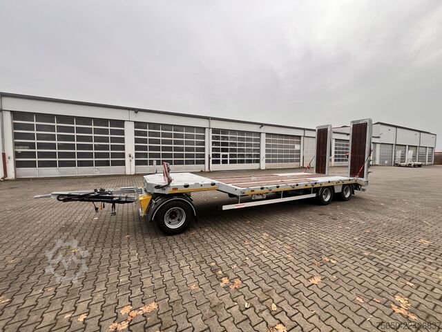 Low loader trailer Möslein T 3-6,60 VB 2t  3 Achs Tieflader, Luftgefedert