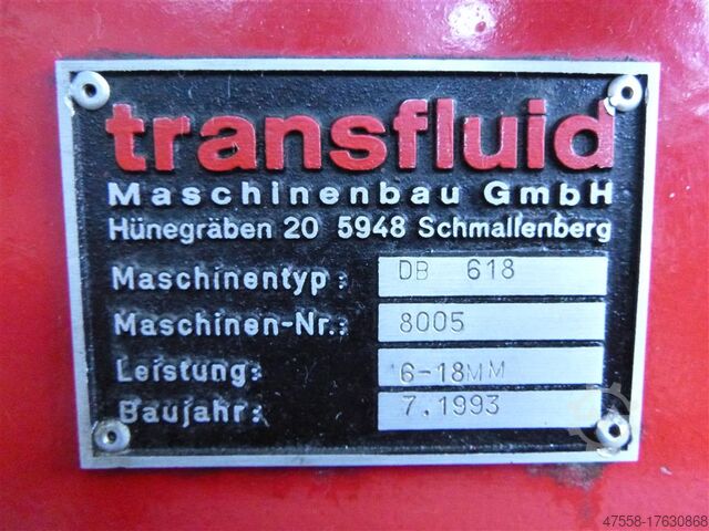 Pipe-Bending Machine TRANSFLUID DB618