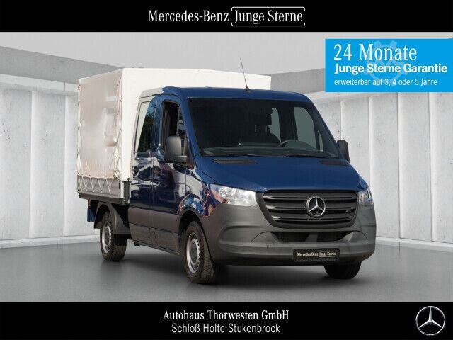 Pick-up van Mercedes-Benz Sprinter 215 CDI Pritsche Plane Doka AHK