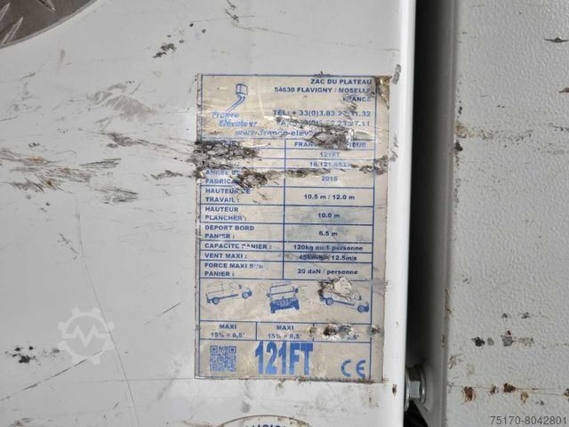 Kastenwagen hoch RENAULT Master 2.3 dCi / France Elevateur 121FT, 12m