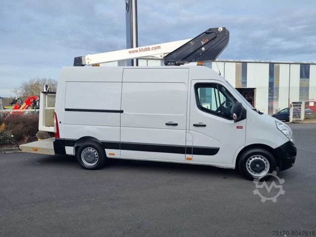 Working platform truck RENAULT Master 2.3 dCi / KLUBB K32, 12,5m