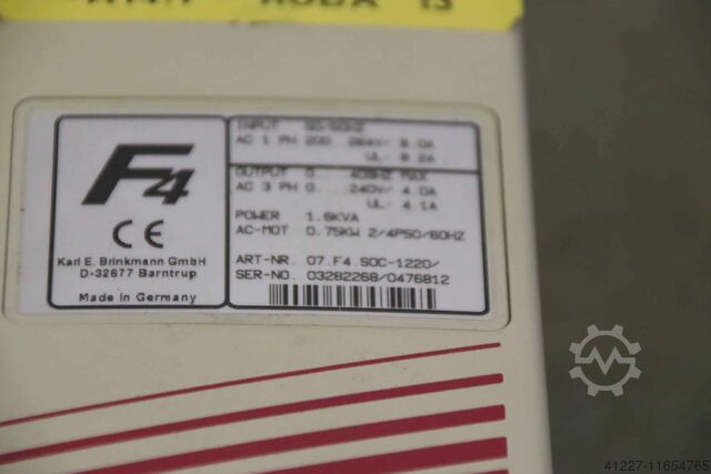 Frequenzumrichter 0,75 kW KEB Combivert F4 -1220/