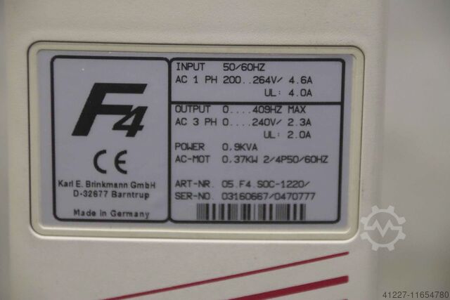 Frequenzumrichter 0,37 kW KEB Combivert F4 -1220/