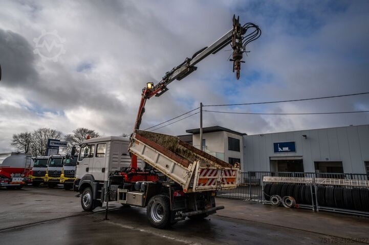 Kipper mit Kran MAN TGM 13.240 BL 4x4 + PK 4501