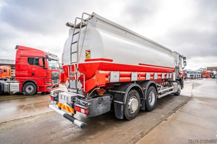 Fuel tanker RENAULT T 380 P + ALU MAGYAR 21.000L+7COMP.