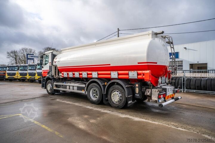 Fuel tanker RENAULT T 380 P + ALU MAGYAR 21.000L+7COMP.