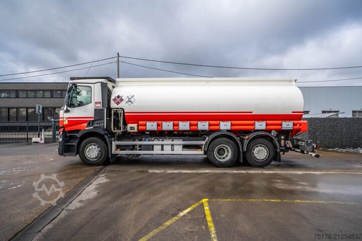 Fuel tanker RENAULT T 380 P + ALU MAGYAR 21.000L+7COMP.
