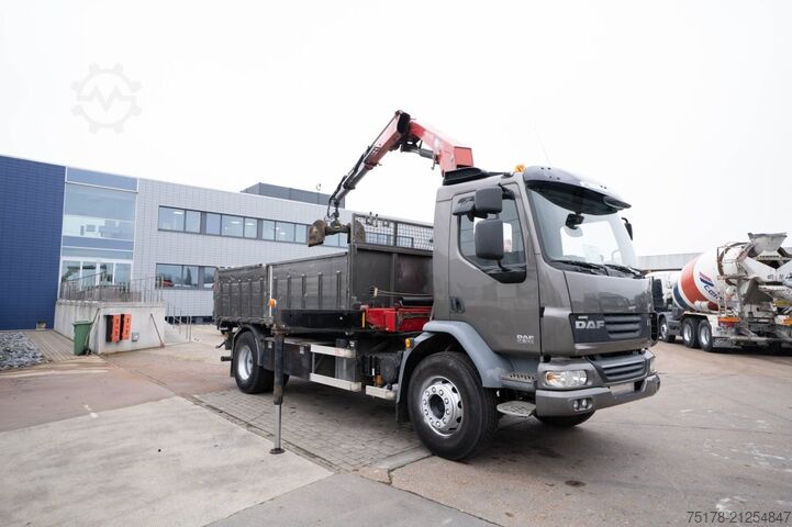 Kipper mit Kran DAF LF55.300 - 175 984 KM