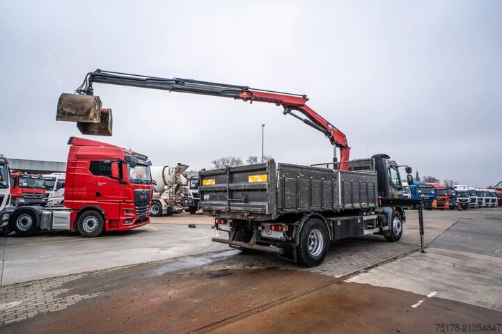 Kipper mit Kran DAF LF55.300 - 175 984 KM