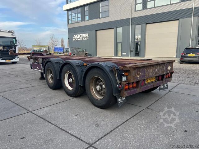 Container transport Pacton / TXC343 / 2X Extendable / 45FT / 2x Lift Axle