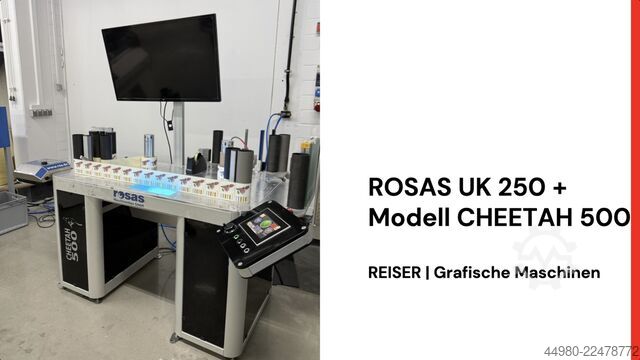Inspection table-top rewinder ROSAS UK 250 - Mod. Gepard 500
