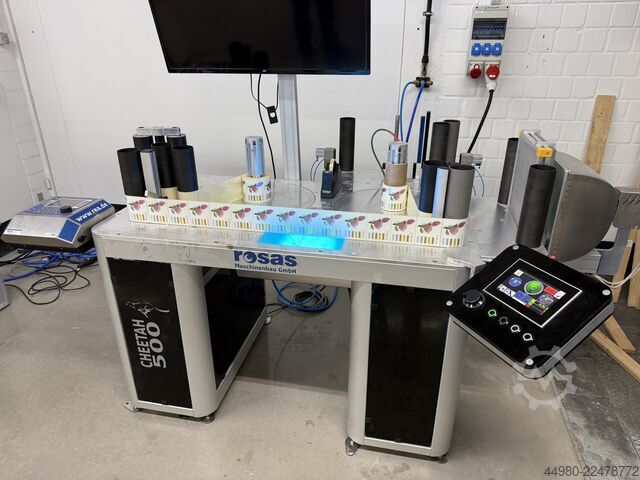 Inspection table-top rewinder ROSAS UK 250 - Mod. Gepard 500