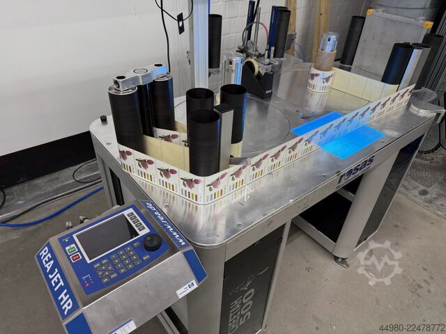 Inspection table-top rewinder ROSAS UK 250 - Mod. Gepard 500