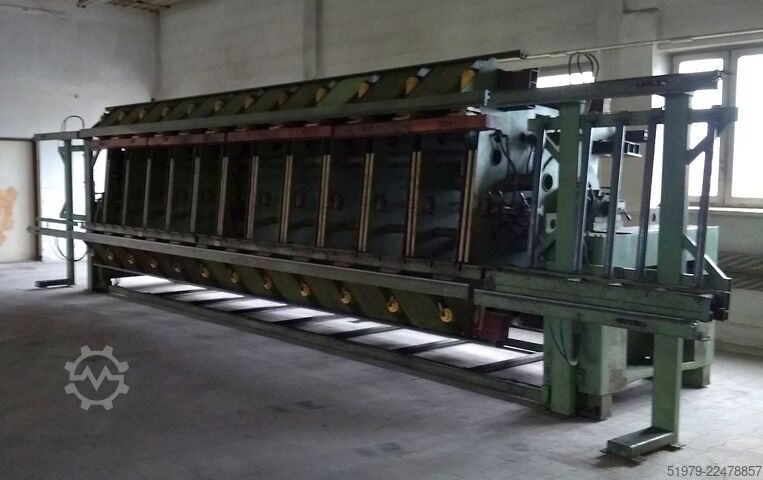Glulam Press solid wood panels 200mm MAWEG ROTOR 6000