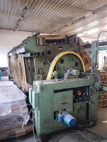Glulam Press solid wood panels 200mm MAWEG ROTOR 6000