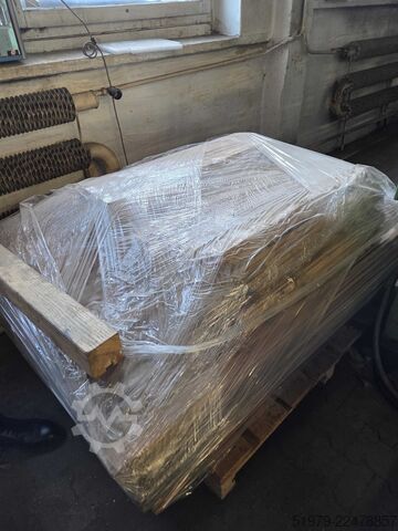 Glulam Press solid wood panels 200mm MAWEG ROTOR 6000