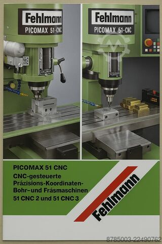 CNC tool milling machine Fehlmann Picomax 51-CNC 3