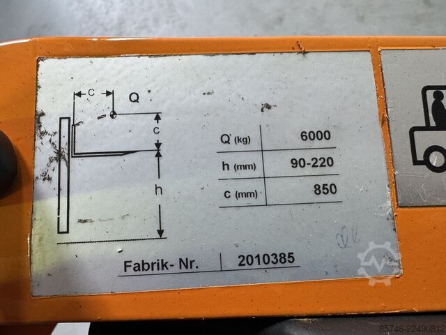 EFU 60 SO (6.0 t at 850 mm!! ) BAKA EFU 60 SO ( 6.0 T @ 850 MM !! )
