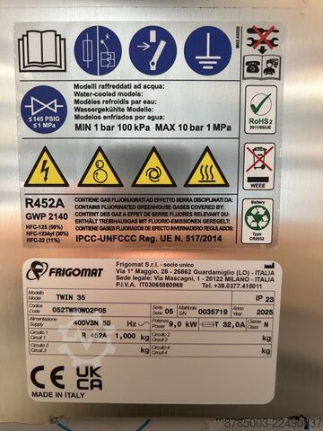Combined ice cream maker, newly packaged Frigomat Twin 35