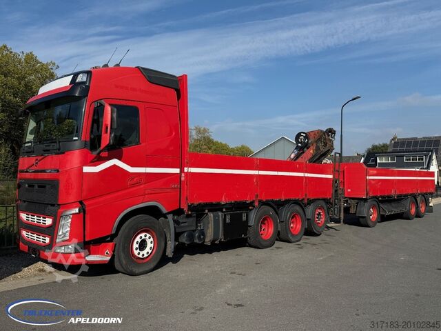 Ladepritsche Volvo FH 500 8x4, HMF 2120 K4 + Rotator, + Krone trai...