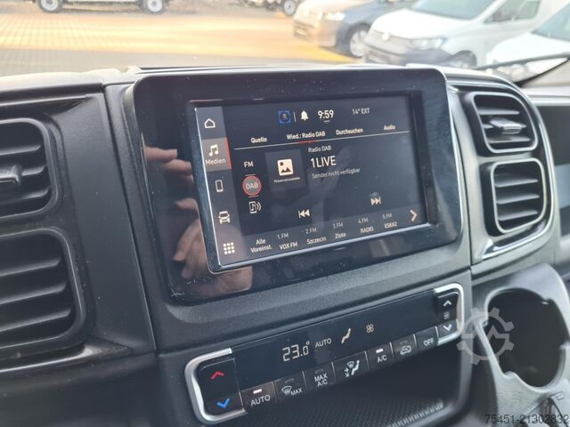 Curtain sider van Fiat Ducato 35 Pritsche Plane 180 Schlafkab. Klima