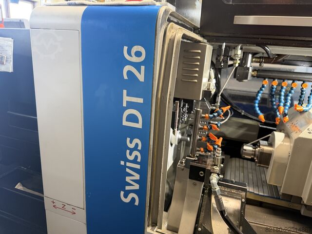 Turning automatic lathe Tornos Swiss DT 26