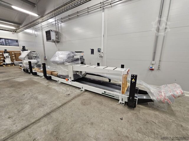 5-axis double head sawing machine Fom Industrie KEOPE E5 6.6m