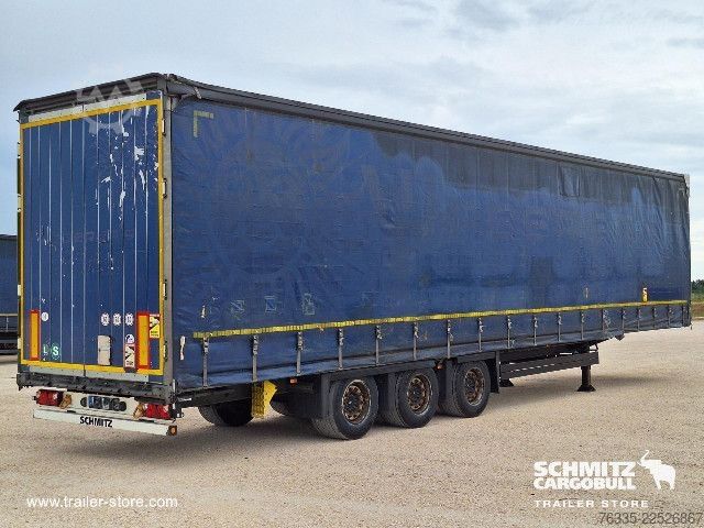 Auflieger mit Pritsche & Plane Schmitz Cargobull Curtainsider Mega
