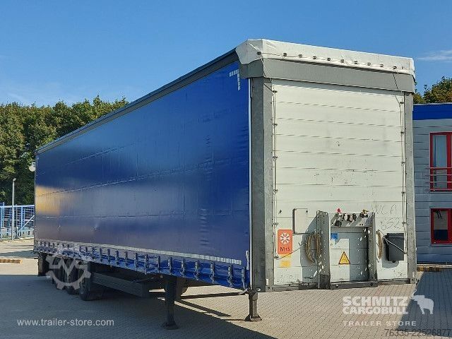 Open semitrailer with tarp Schmitz Cargobull Curtainsider Mega