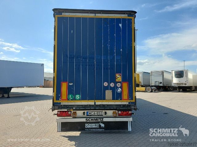 Open semitrailer with tarp Schmitz Cargobull Curtainsider Mega