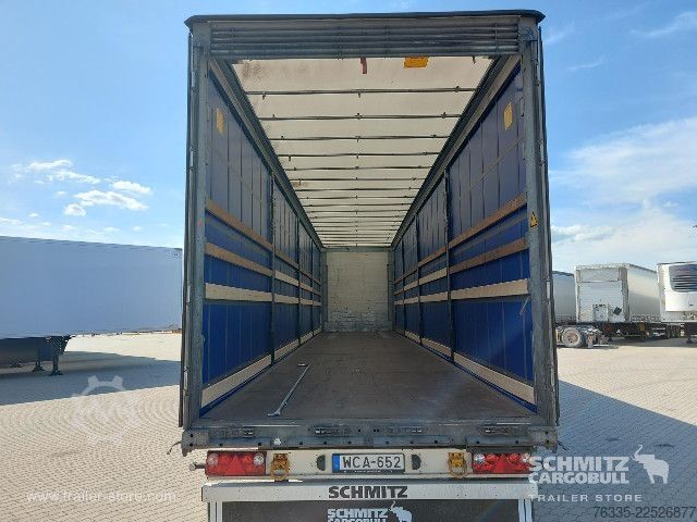 Open semitrailer with tarp Schmitz Cargobull Curtainsider Mega